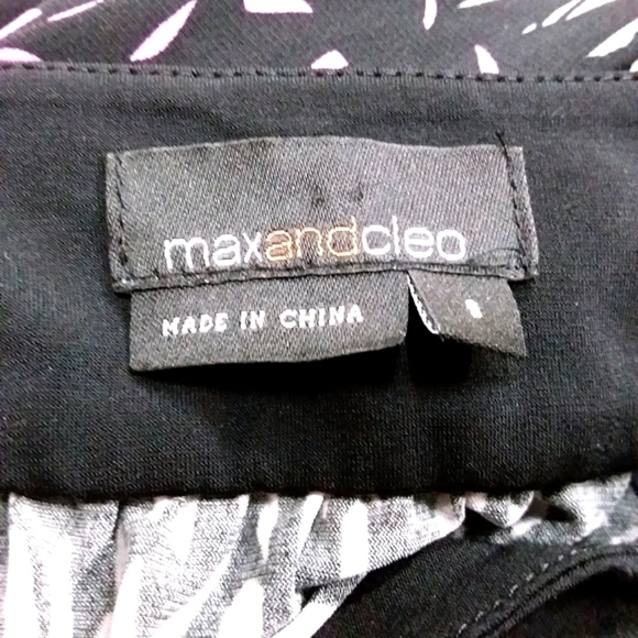 Max and Cleo Women's Abstract Print Pullover A-Line Dress - Picture 3 of 5